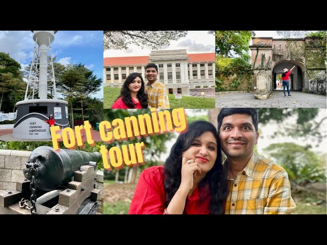 Fort canning tour ||Singapore travel vlog||ପାହାଡ ଚଢି fully tired || Odiavlogger || Park || Fort gate