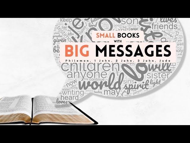 Small Books Big Messages - May 28, 2023