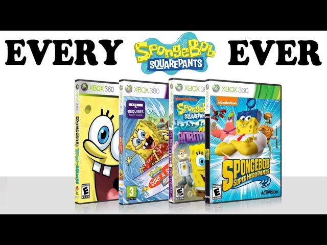 Unboxing SpongeBob's + Gameplay | 2009-2015 Evolution | XBOX 360