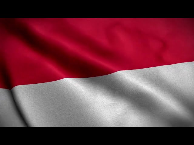 Indonesia animated flag HD | National anthem of Indonesia