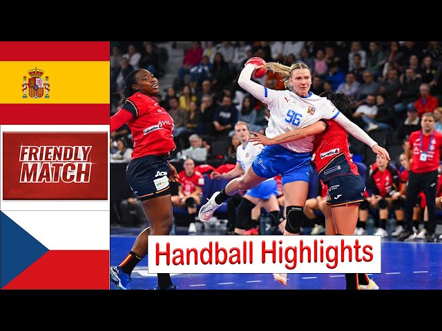 Spain vs Czech republic Handball Highlights Women's Friendly Match 2024