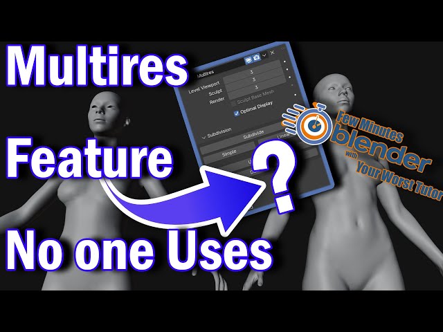 Blender Tip: A Multires Feature No One Uses