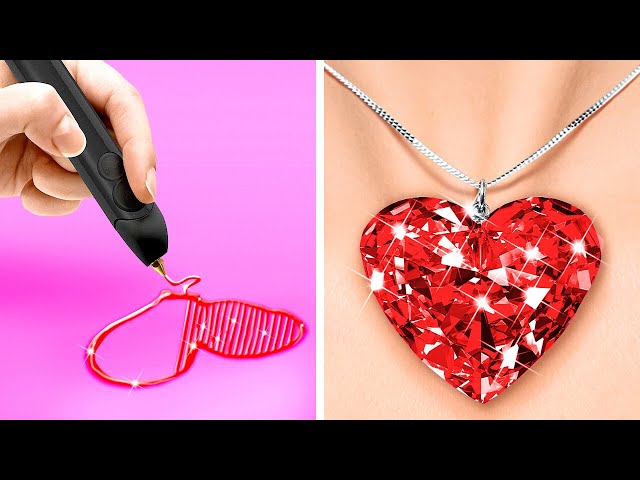 3D Pen & Epoxy Resin Jewelry Hacks! 💎 Unleash Your Creativity With 123 Go Live!