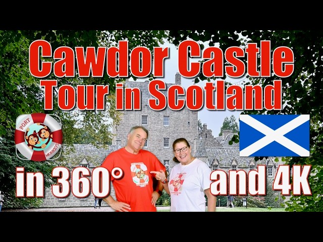 360° Cawdor Castle Tour in Scotland in 4K