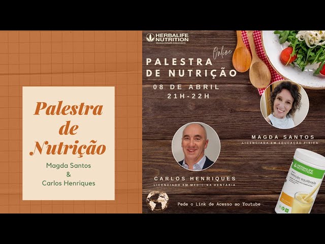 Palestra de Nutrição com Magda Santos & Carlos Henriques