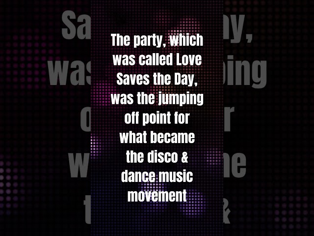 On Valentine’s Day, 1970, DJ David Paul Mancuso hosted his first Loft party #shorts