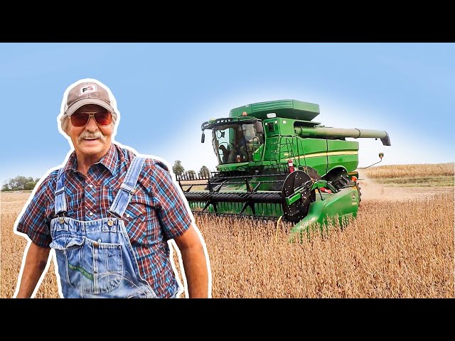 My Grandpa's 1st Day On The Farm!