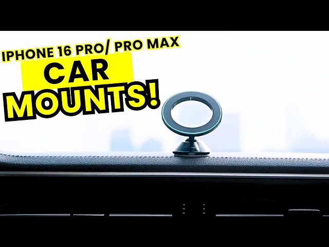 Top 5 Best iPhone 16 Pro/ 16 Pro Max Car Mounts!🔥🔥