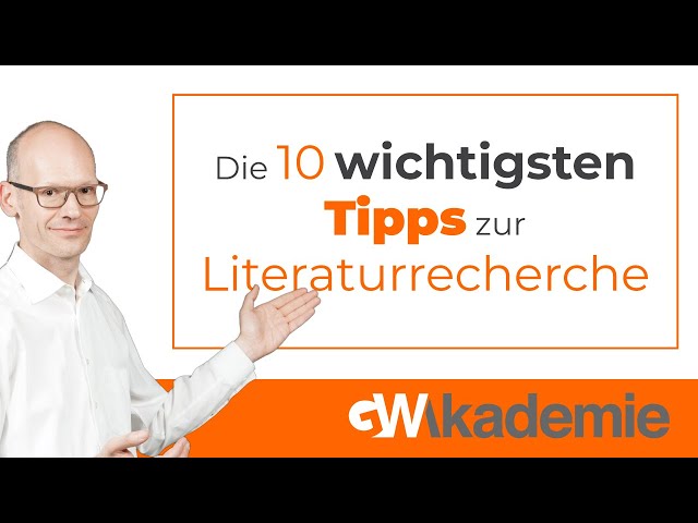 Die 10 wichtigsten Tipps zur Literaturrecherche • GWriters.de