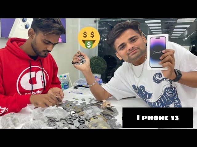 Buying iPhone 13  With Coins - Prank | 30,000 सिक्को से ख़रीदा आईफोन😂