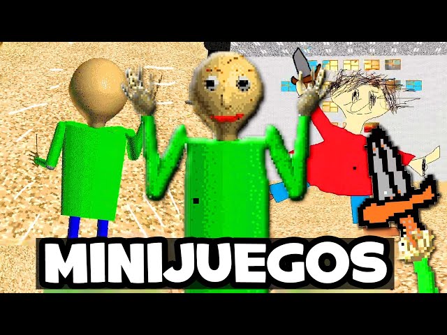 ¡EL PROFESOR BALDI tiene NUEVOS MINIJUEGOS en LA ESCUELA! - DeGoBooM