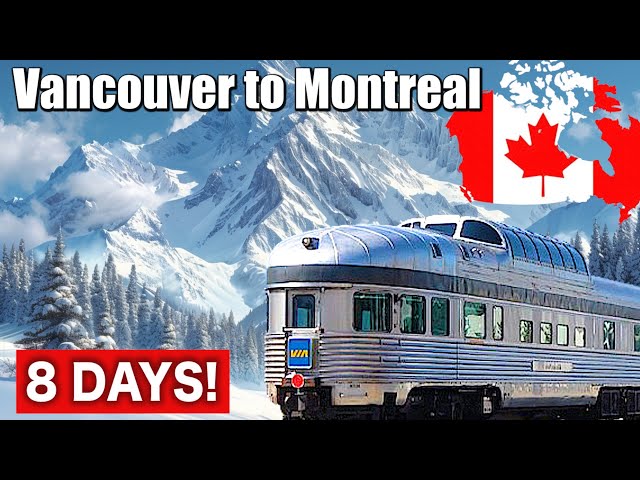 🇨🇦8 DAYS Canada's Sleeper Train Adventure! (Vancouver to Montreal) | The Canadian