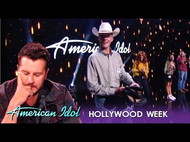 Luke Bryan Gives This Poor Cowboy His Boots After MOVING Performance | American Idol