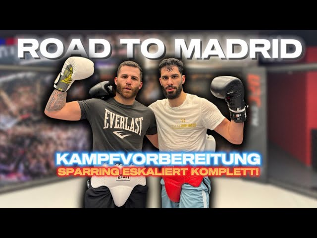 ESKALATION im BOXRING!😱 EXTREME Vorbereitung auf den Kampf in Madrid!🇪🇸🥊 | Zeynel Elbir