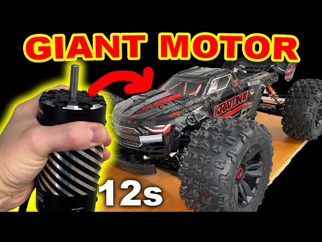 I put World's Biggest Motor in $4,000 RC CAR