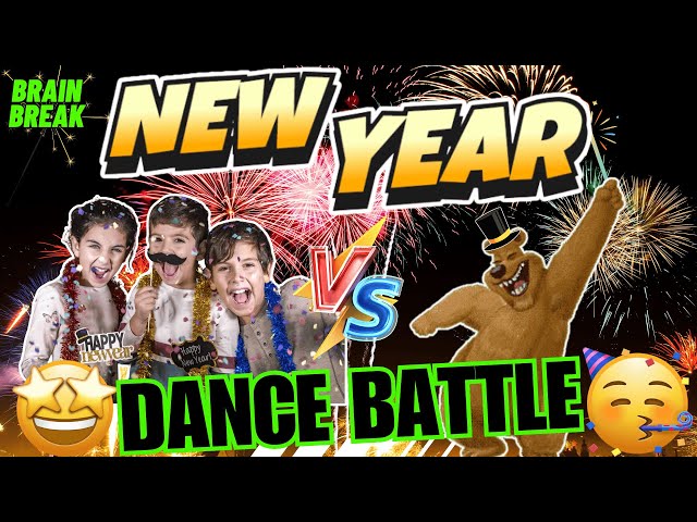 NEW YEAR 2025! DANCE BATTLE |  EXERCISE BRAIN BREAK FOR KIDS | KIDS VIDEOS FOR KIDS