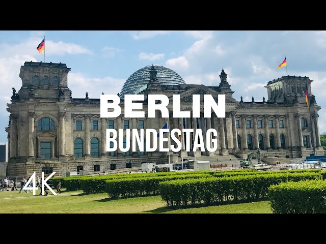 Berlin 🇩🇪 Walking. The Bundestag and Brandenburg Gate in One Video