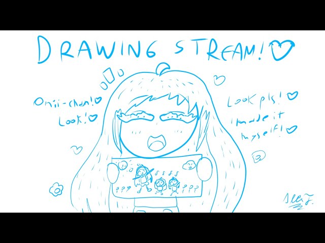 [DRAWING STREAM] i wanna draw a lot of stuff today, guys!💙