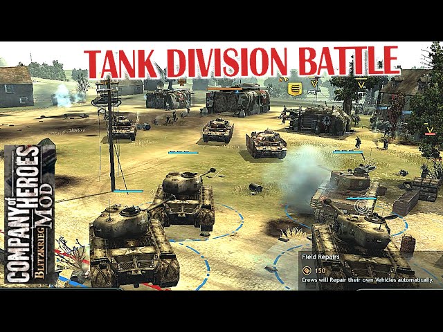 War strategy games - Company of Heroes Blitzkrieg Mod #tankwar #tankgame #strategygames