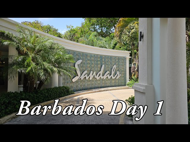 Sandals Royal Barbados DAY 1 Adventure Begins!