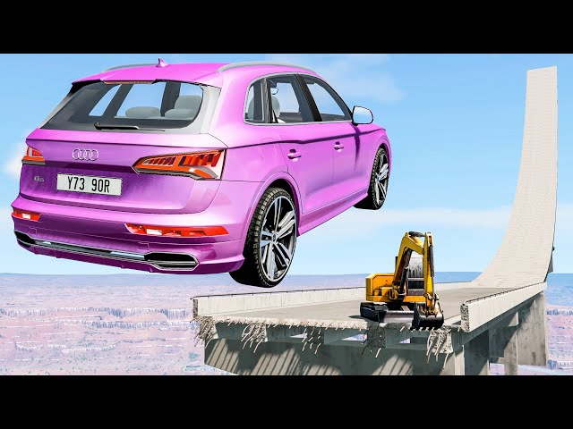 Jumping & Crashing Down Random Cars | BeamNG Drive Gameplay #33 | Live Stream Good Cat