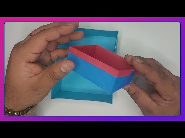 How to make an Easy Box with Paper #origami #diy #papercrafts