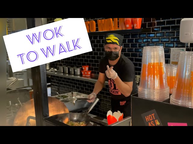 #فلوق مطعم Wok to Walk ووك تو والك (مركز اتيليه لافي #4k )