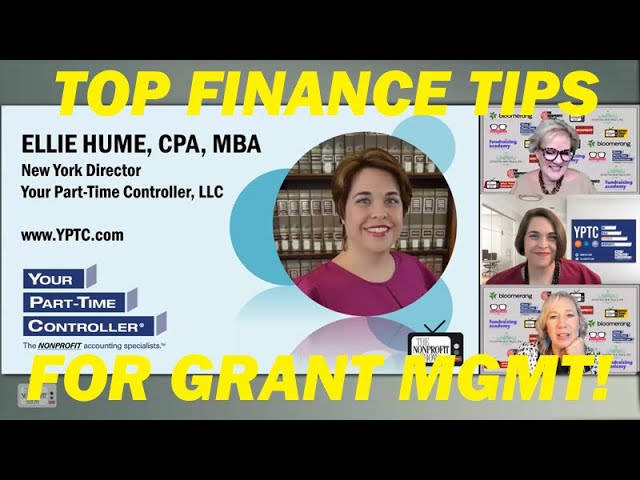 Top Finance Tips For Nonprofit's Grant Management