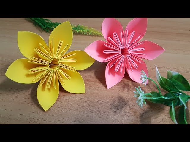 How to make Origami Flowers - DIY-Paper Crafts