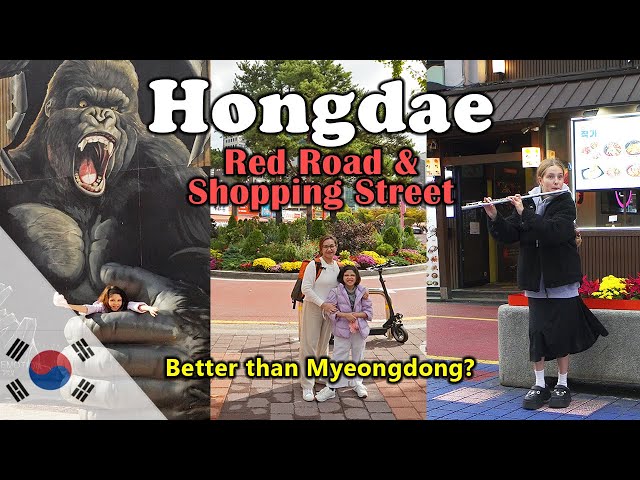 🇰🇷 What Makes Hongdae Shopping Street DIFFERENT From Myeongdong? | SEOUL VLOG