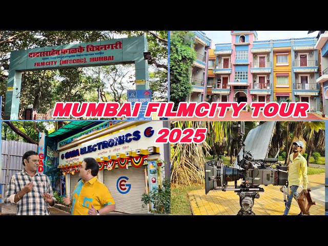 MUMBAI FILMCITY TOUR WITH TMKOC SET TOUR WITH LIVE SHOOTING WITH ENGLISH SUBTITLES