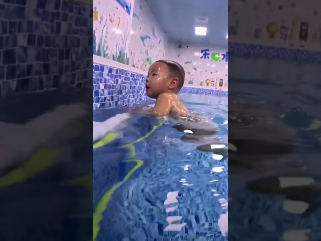 🌊 Little Baby Swimmer | Cute Baby Swimming Moments | Baby Water Fun 🏊‍♂️💦