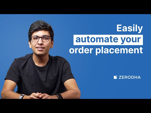 Introducing Alert Triggers Order (ATO) | Automate order placement using Zerodha Kite alerts