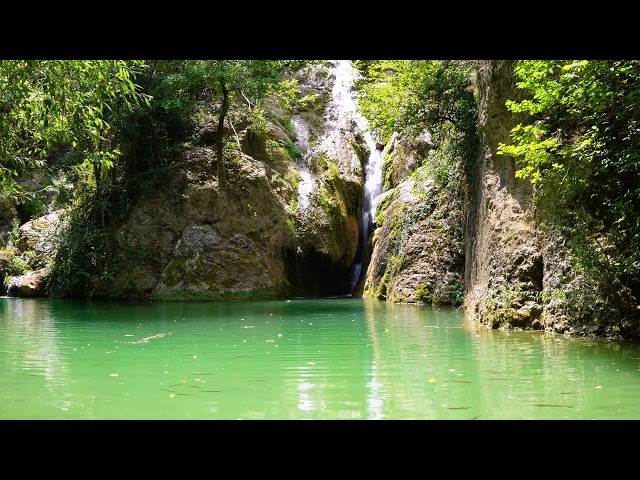 Hotnitsa Waterfall | 4K 3-Hour Relaxing Nature Scene in Bulgaria