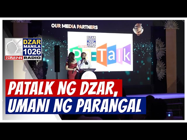 Programang Patalk ng DZAR SMNI radio, umani ng parangal mula sa World Class Global Awards 2024