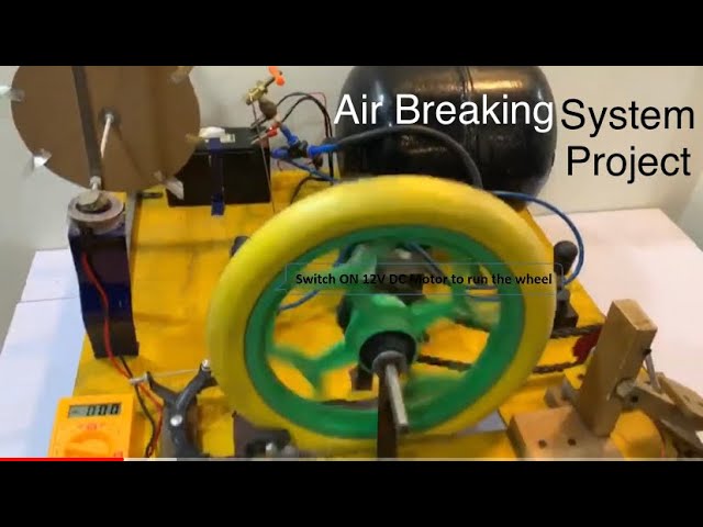 Air braking system using engine exhaust gas Mechanical Engineering Final Year Project