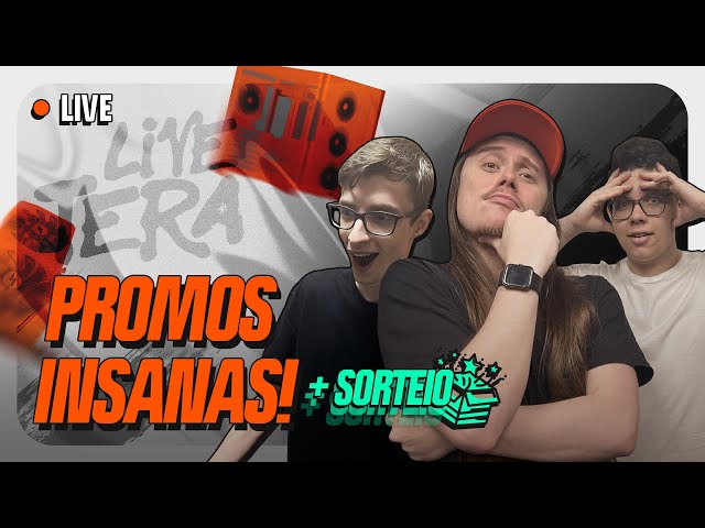 HOJE 14H! SORTEIO! LIVE DE PROMOÇÕES OS MELHORES PREÇOS EM HARDWARE E PERIFÉRICOS ESTÃO AQUI! 🤑