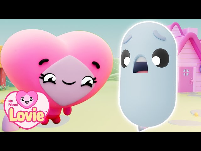 My Friend Lovie | Emo Explainer - Feeling Scared 😳 | Kids Cartoons & Stories | Videos for Kids