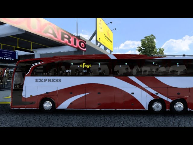 Myanmar Bus: Yangon-Pyay-Bagan; ETS 2