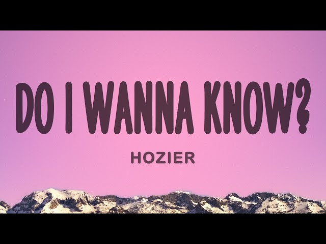 Hozier - Do I Wanna Know? (Lyrics)