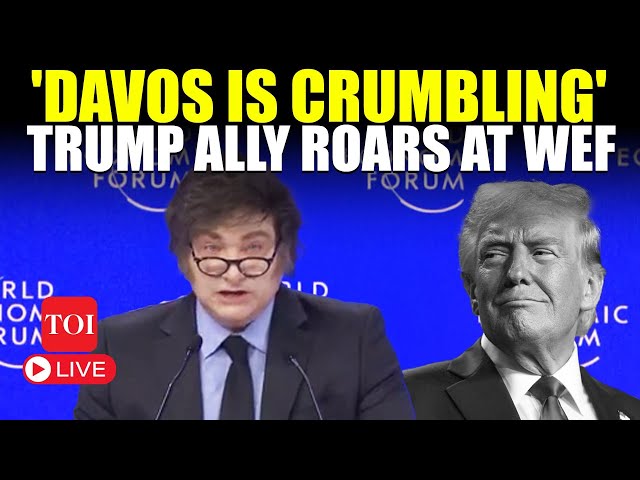 LIVE: 'Wokeism Is Cancer': Trump Ally Declares War Against 'Woke Left' At Davos | Javier Milei LIVE