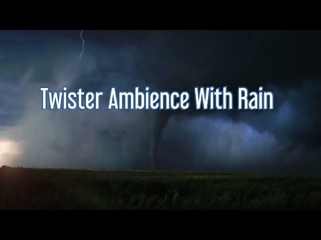 Tornado with Rain and Thunder Sounds