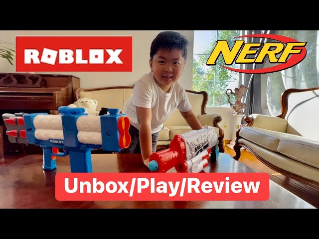 Nerf Big Rig Mega XL & Roblox Pulse Laser Unbox/Play/Review