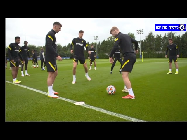 Chelsea Training clips | Chelsea players nutmegging each other for two minutes in training