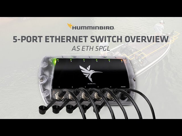 Humminbird 5-Port Ethernet Switch Overview [Updated: AS ETH 5PGL]