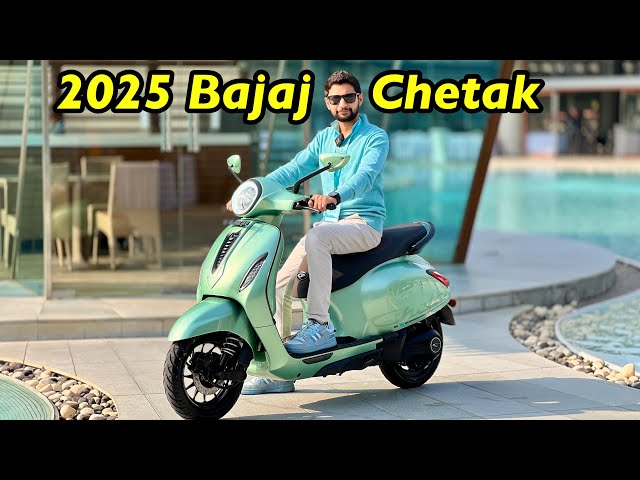 2025 Bajaj Chetak Walkaround Review | 153km Range @Aayushssm