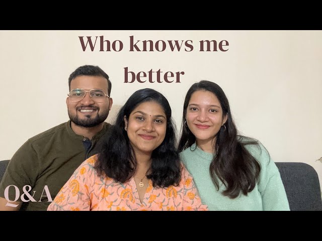 Who knows me better | Ft. Husband Vs Best Friend 😅 | Fun video