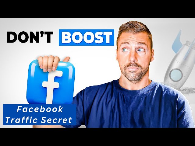 Top EXPERT Reveals Best Facebook Traffic Techniques | Facebook Traffic Secret To BOOST Your Profile