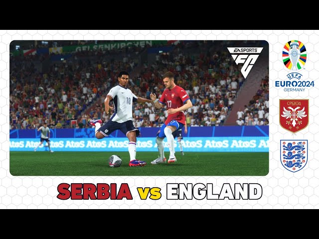 EURO 2024 | EA FC 24 - SERBIA vs ENGLAND