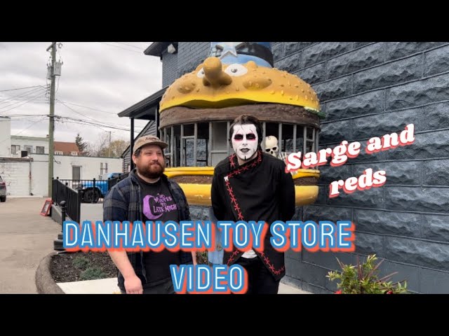 Danhausen and Davis at Sarge and Reds toy store emporium